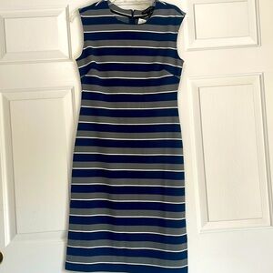 NWT Banana Republic Factory Dress Midi Stripes Size 6